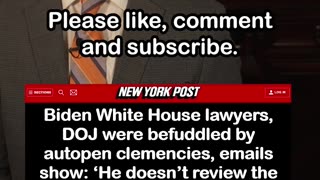 “He Doesn’t Review the Warrants” — DOJ Emails Rock Biden’s Clemencies