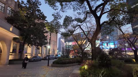 A China Sci-Fi Cyber Urban Zone, Walking Tour of Shanghai North Bund