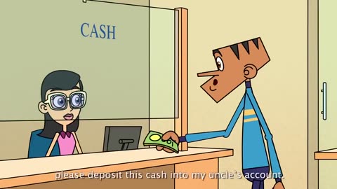 Boy Fights Bank Robber - Boy Stops The Robber | Cartoon Story- Animated Funny Video