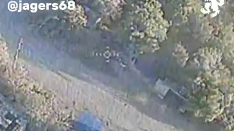🎯🛸 Ukraine Russia War | Ukrainian Drone Operator Hits Russian Vehicle in Pokrovsk | RCF