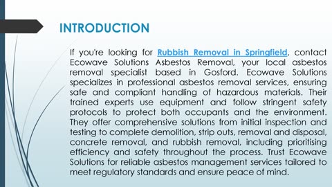 If you're looking for Rubbish Removal in Springfield