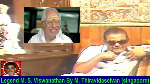 Legend M. S. Viswanathan By M. Thiravidaselvan (singapore) Vol 75 Sridhar