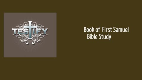 First Samuel Bible Study