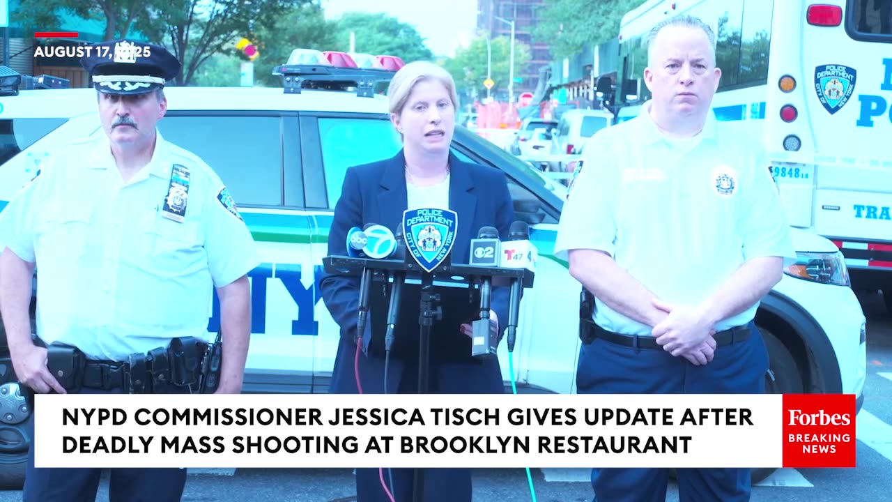 JUST IN: NYPD Commissioner Tisch Gives Update After Deadly Mass Shooting At Brooklyn Restaurant