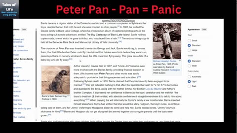 The Dark Origins of Peter Pan - Pan - Panic