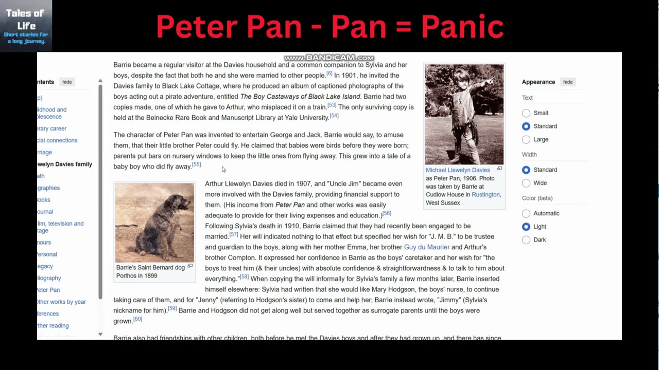 The Dark Origins of Peter Pan - Pan - Panic