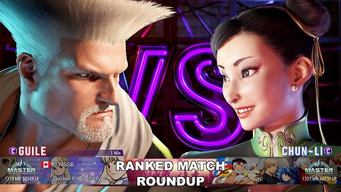 Kuya Kalbo SF6 Ranked Match Roundup. Chun Li Master Rank [Hori Fight Stick]