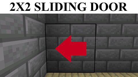 Cool 2x2 Sliding Door For Minecraft Java
