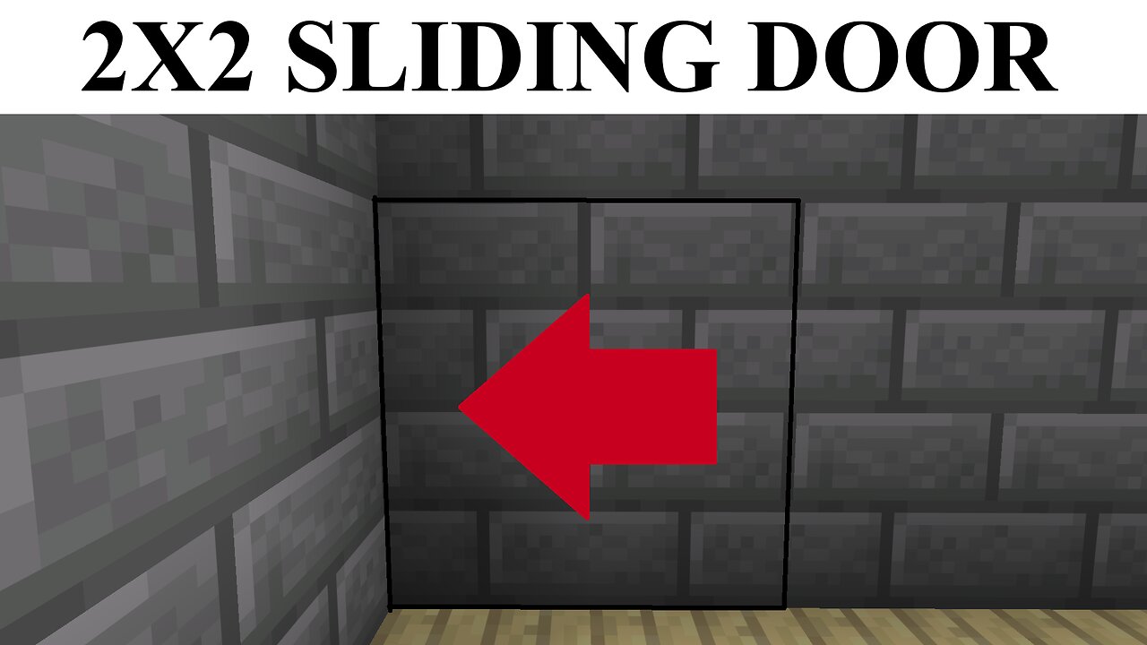 Cool 2x2 Sliding Door For Minecraft Java