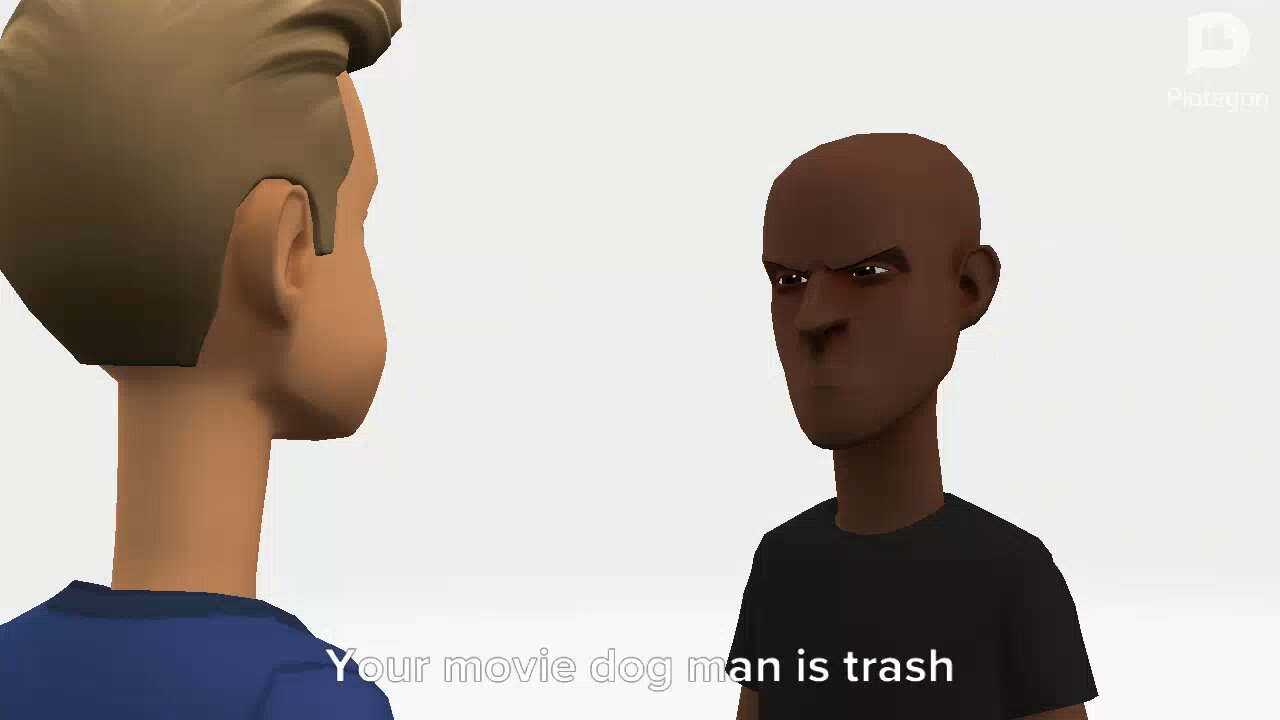 Toothless beats up dogman