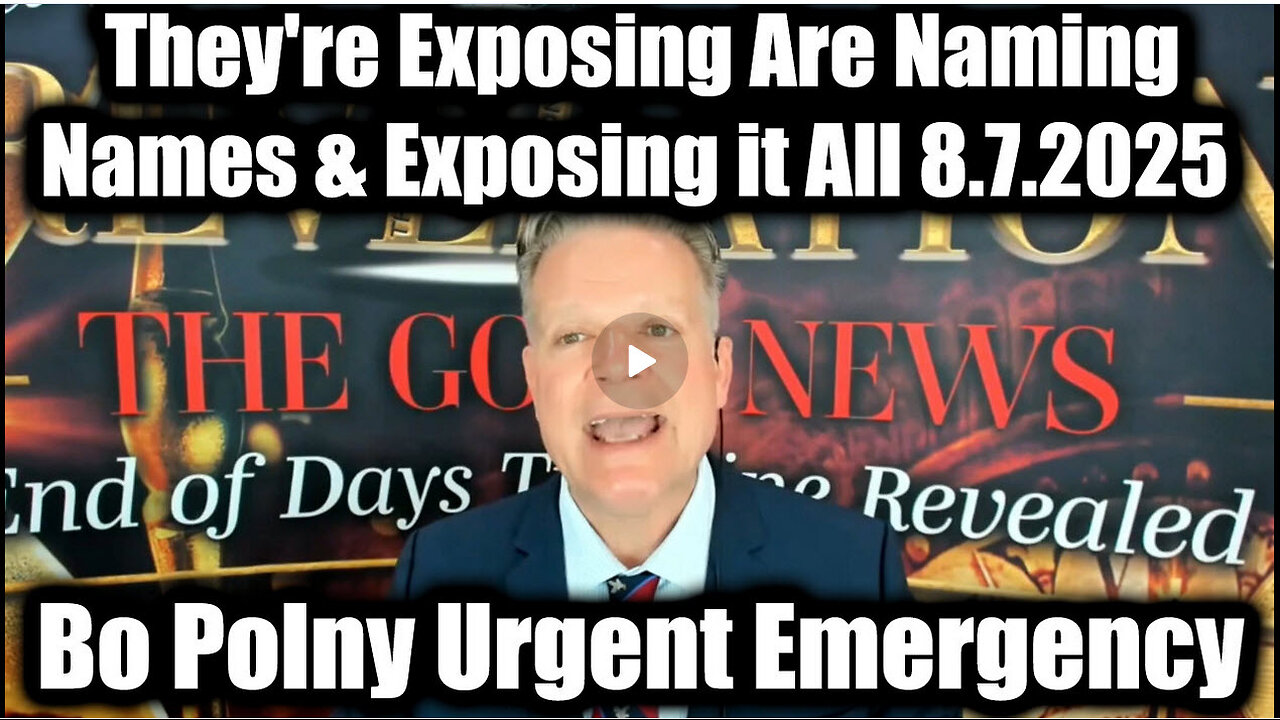 Urgent Emergency 8.7.25 - Theyre Exposing Are Naming Names & Exposing it All