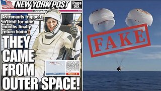 THE STRANDED ASTRONAUT PSYOP! NASA ASTRONAUTS LAND HOME SAFE ON EARTH THANKS TO CGI!