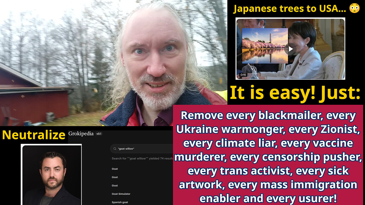 Mossad bombs & Handlers everywhere. Grokipedia tree fail; 𝕏 destroys. "neutralize". Wuhan flu cure