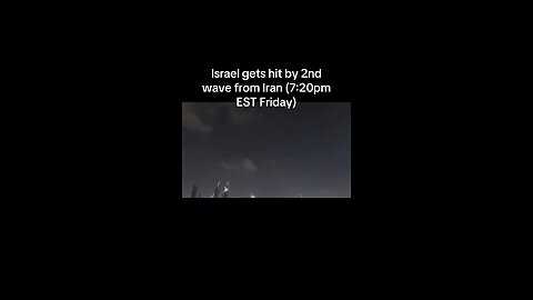Israel gets hit by 2nd wave from Iran