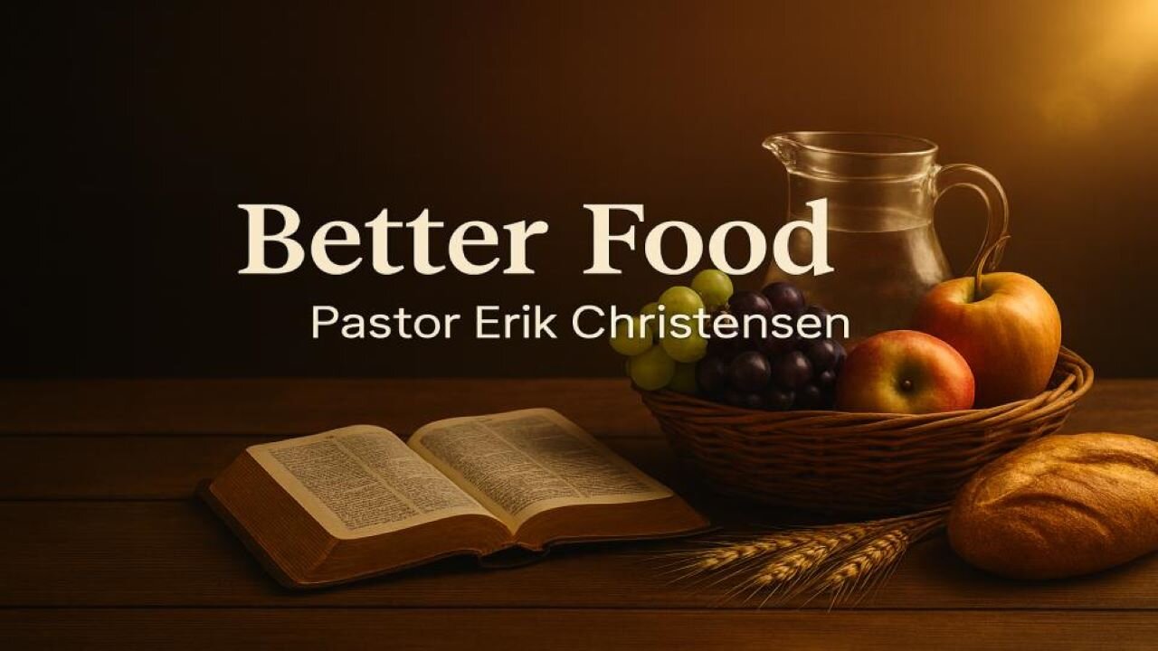 "Better Food" Pastor Erik Christensen