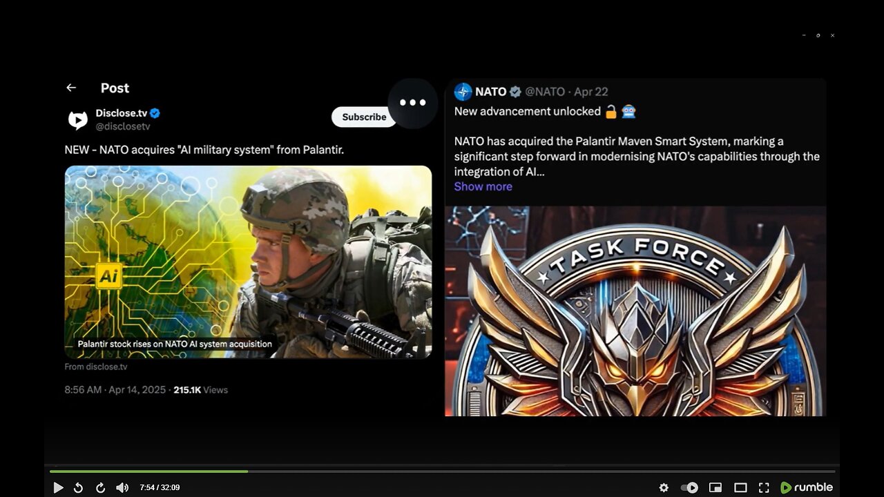 PALANTIR ARMS NATO W/AI WEAPONS-THE EDGE OF CHAOS