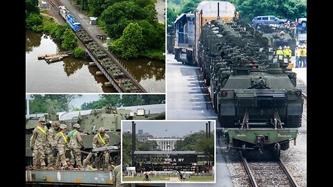 ALARM WOJNY DOMOWEJ: ARMIA USA MASUJE WOJSKA W WASZYNGTONIE POD OSŁONĄ ...