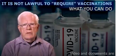 IT IS NOT LAWFUL TO REQUIRE VACCINATIONS SOME WAYS TO COUNTER THE MANDATES