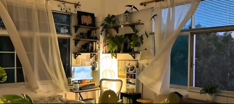 Rainy Night in a Cozy Room | Relaxing Ambience for Sleep & Calm
