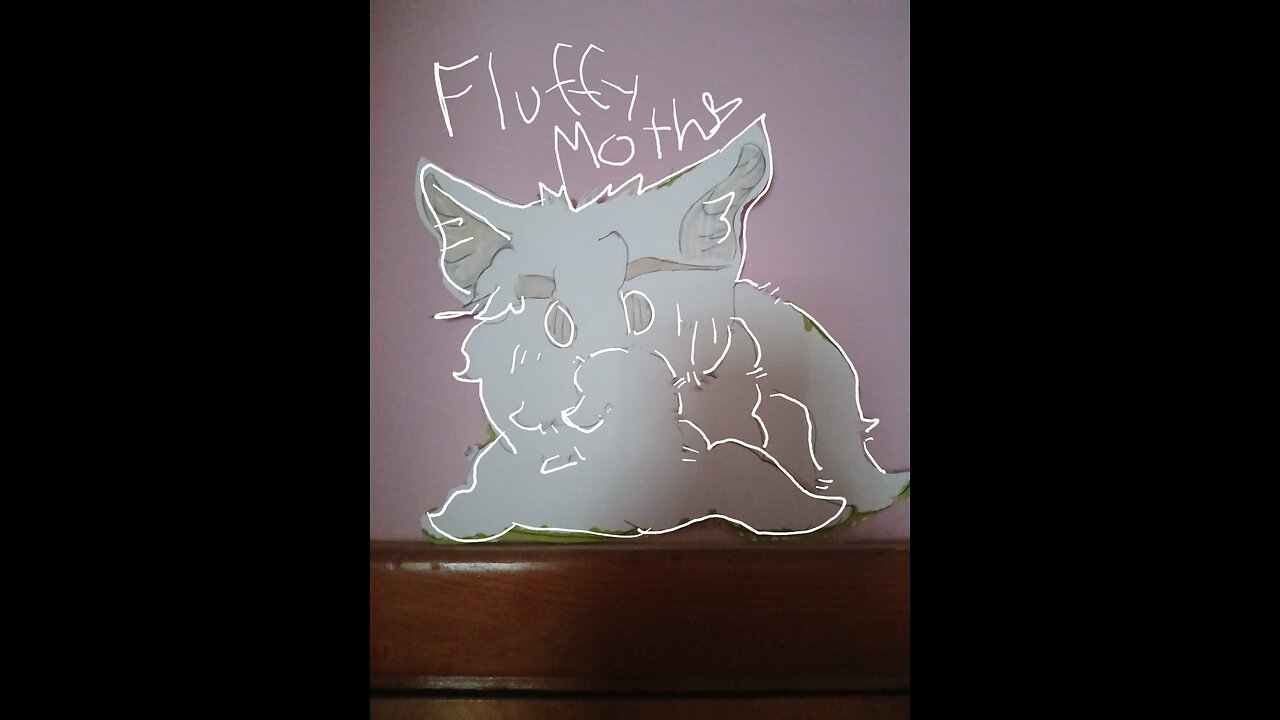 Making a fluffy moth :D
