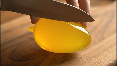 Cutting Glass Mango ASMR 🥭 Oddly Satisfying AI Relaxation Video