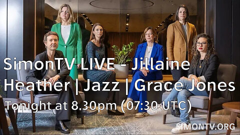 SimonTV LIVE - Jillaine Heather | Jazz | Grace Jones