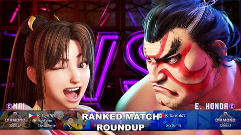 Kuya Kalbo SF6 Ranked Match Roundup. Mai Diamond Rank [Hori Fight Stick]