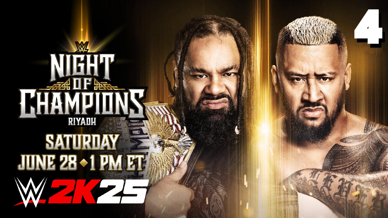 WWE 2K25 Night Of Champions June 28th 2025 - Match 4: New Champ!