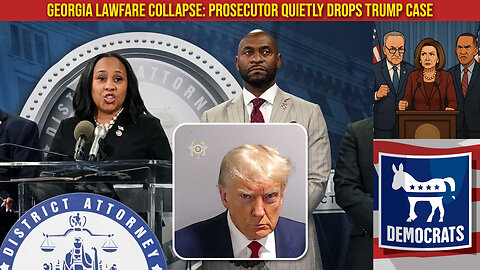 Another 𝐋𝐚𝐰𝐟𝐚𝐫𝐞 𝐅𝐚𝐢𝐥 By Democrats: Georgia Prosecutor Ditches Trump Election Fraud Charges