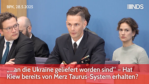 „…an die Ukraine geliefert worden sind“ – Hat Kiew bereits von Merz Taurus-System erhalten? | BPK