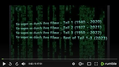 Sie sagen es durch ihre Filme...xxv all-in1 -FAIR USE-Doku