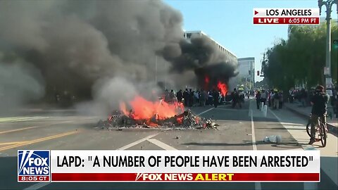 Los Angeles rioters set at least two Waymo vehicles on fire