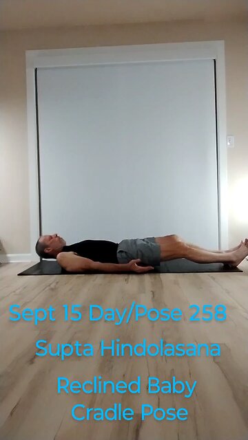 Supta Hindolasana / Reclined Baby Cradle Pose