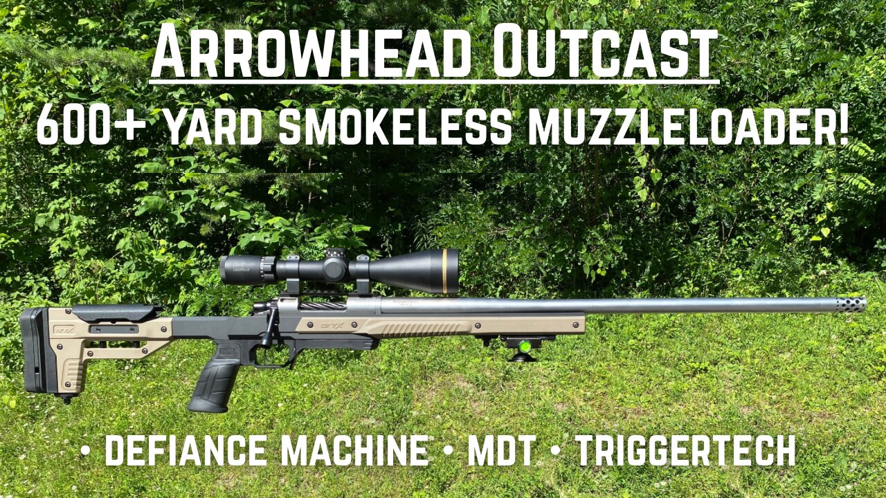 A 600+ Yard Muzzleloader!?! Smokeless Muzzleloader build details and field test.