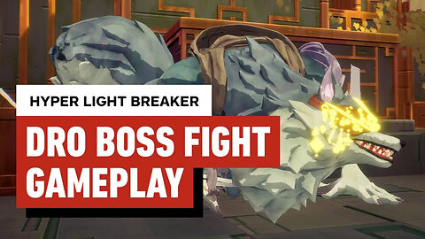 Hyper Light Breaker - Boss Fight Gameplay vs. Dro