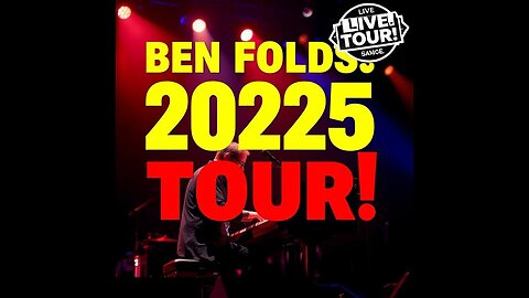 Ben Folds 2025 Tour Announced! Dates, Locations & What to Expect!"