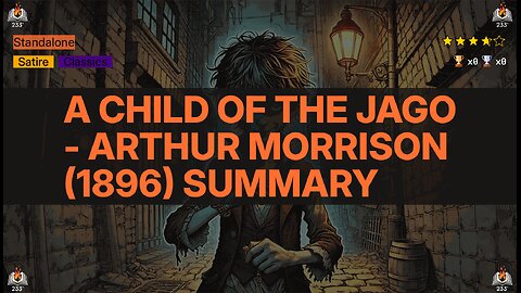 A Child of the Jago - Arthur Morrison (1896) Summary