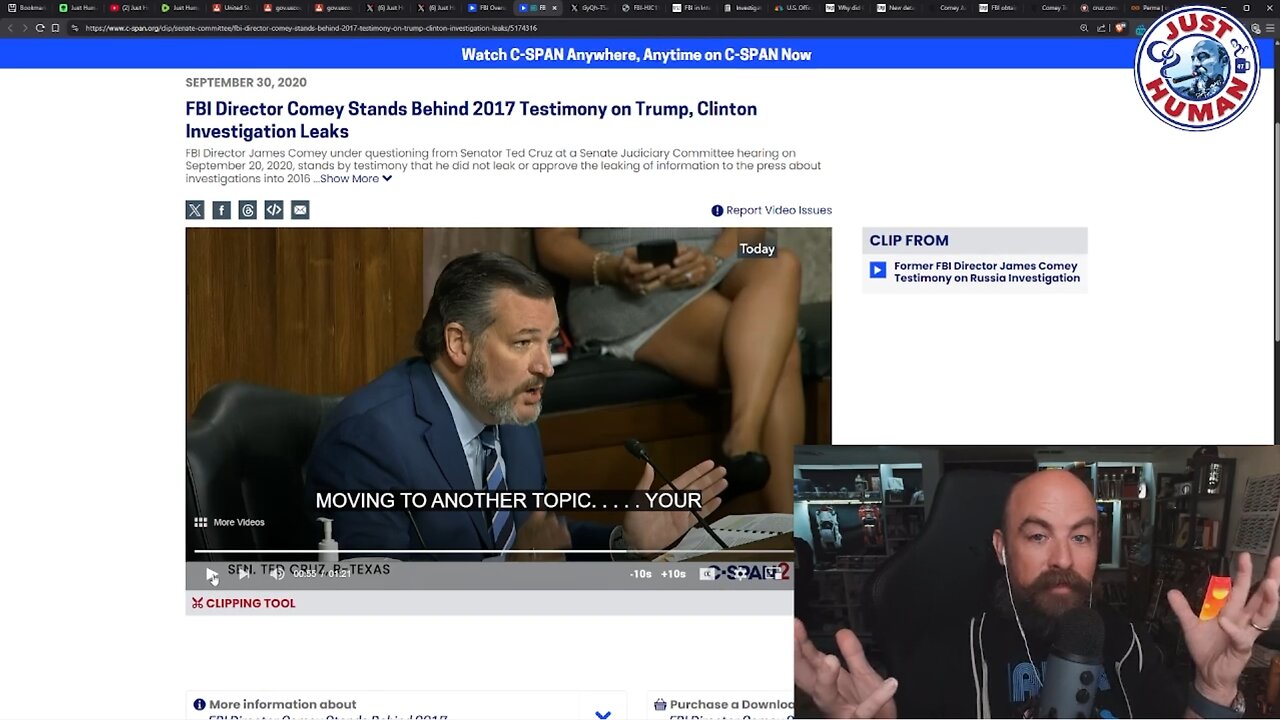 United States v. Comey: Cruz's Questions Are Ambiguous and Comey's Answers the Literal Truth
