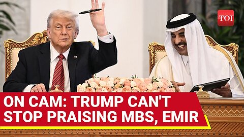 Tall, Handsome Guys Who...: Trump Inks $200 Bn Boeing Jet Deal In Qatar, Admires White Marble