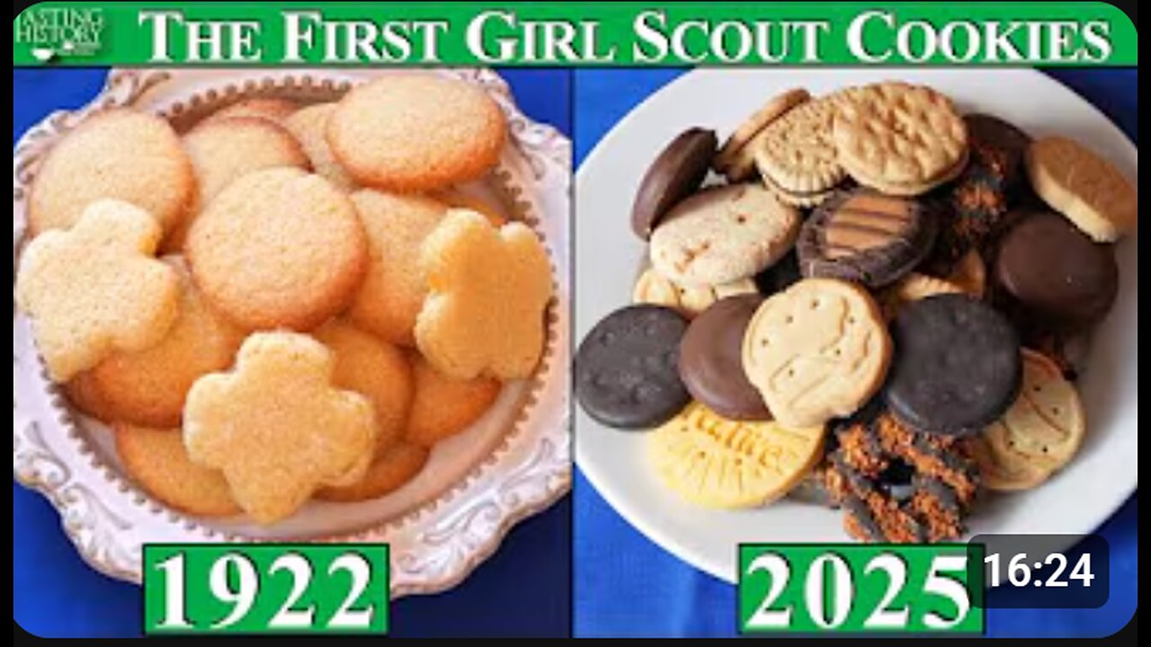 🍪 Baking the ORIGINAL 1922 Girl Scout Cookie Recipe! | 100 Years of Sweet History 🕰️