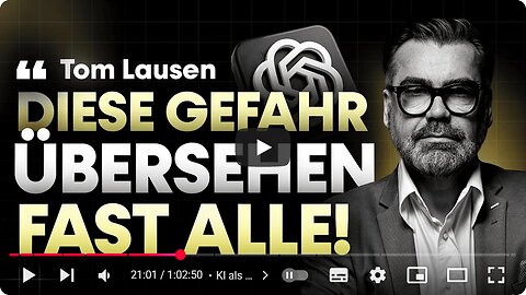 Tom Lausen: KI, Überwachung, Jobverluste, Digitale ID, Zukunft, ChatGPT, Regulierung & KI im Recht