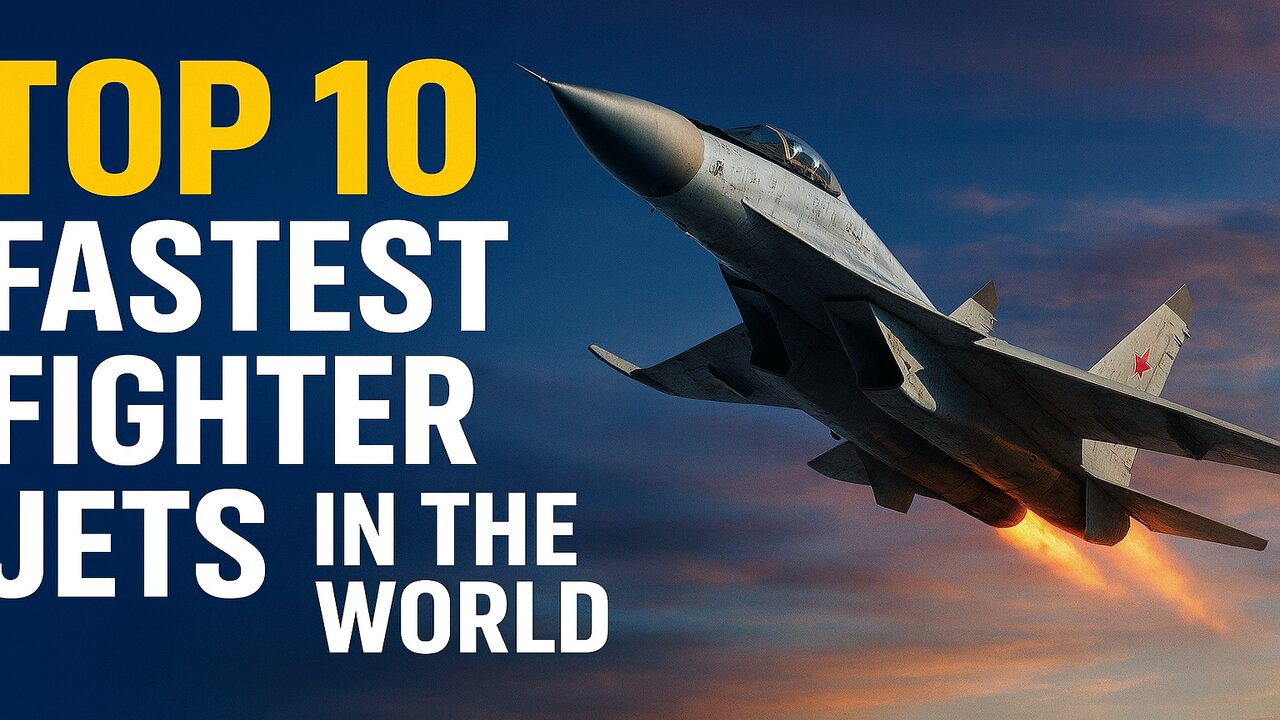 ✈️ Top 10 Fastest Fighter Jets in the World – You Won’t Believe #1!