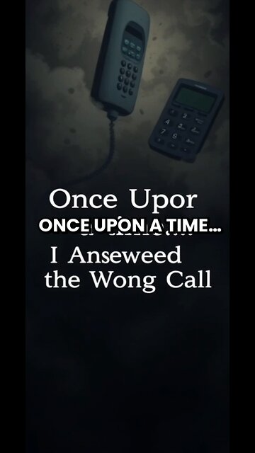 " The mysterious call " horror story