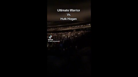 Ultimate Warrior versus Hulk Hogan