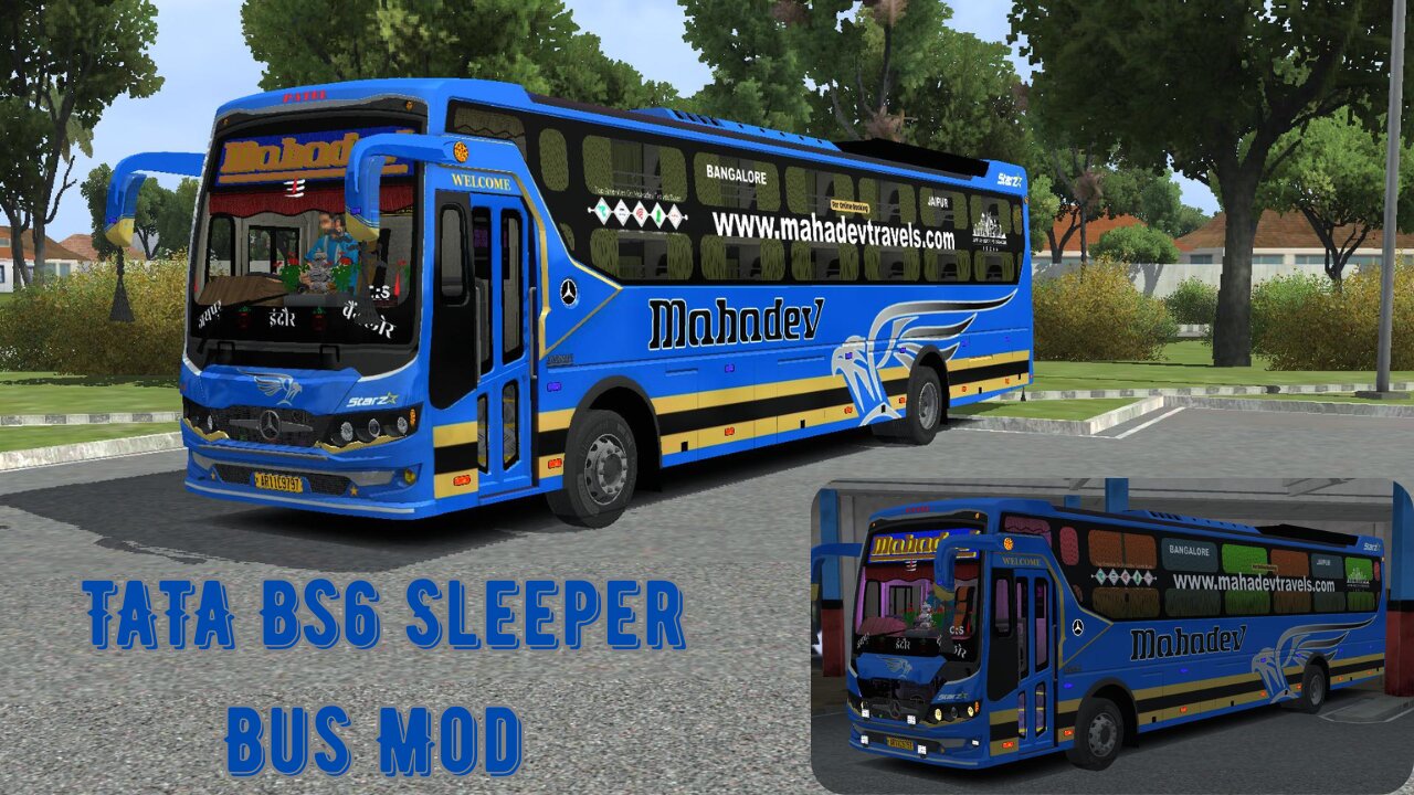 Mahadev Travels Bus Mod |TATA Bus Mod |Gaming