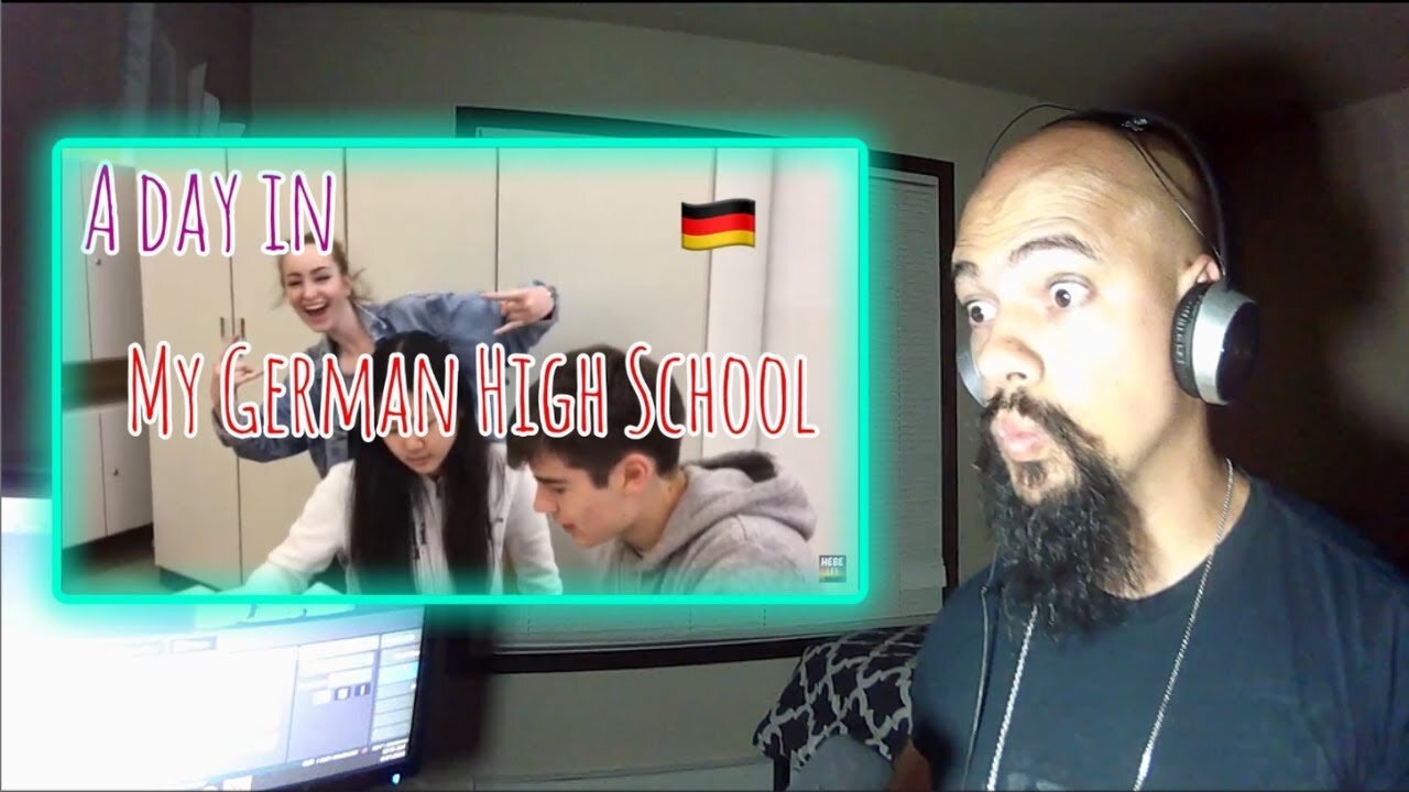 American Reacts To A day in German school English class