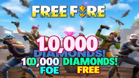 How to get 10,000 diamonds in Free Fire for free?