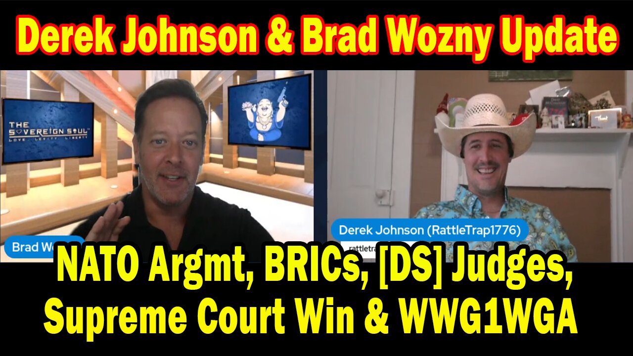 Derek Johnson Update Today July 10: "NATO Argmt, BRICs, [DS] Judges, Supreme Court Win & WWG1WGA"