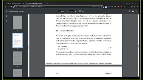 ActInf Textbook Group ~ Cohort 3 ~ Meeting 18 (Chapter 8, part 1)