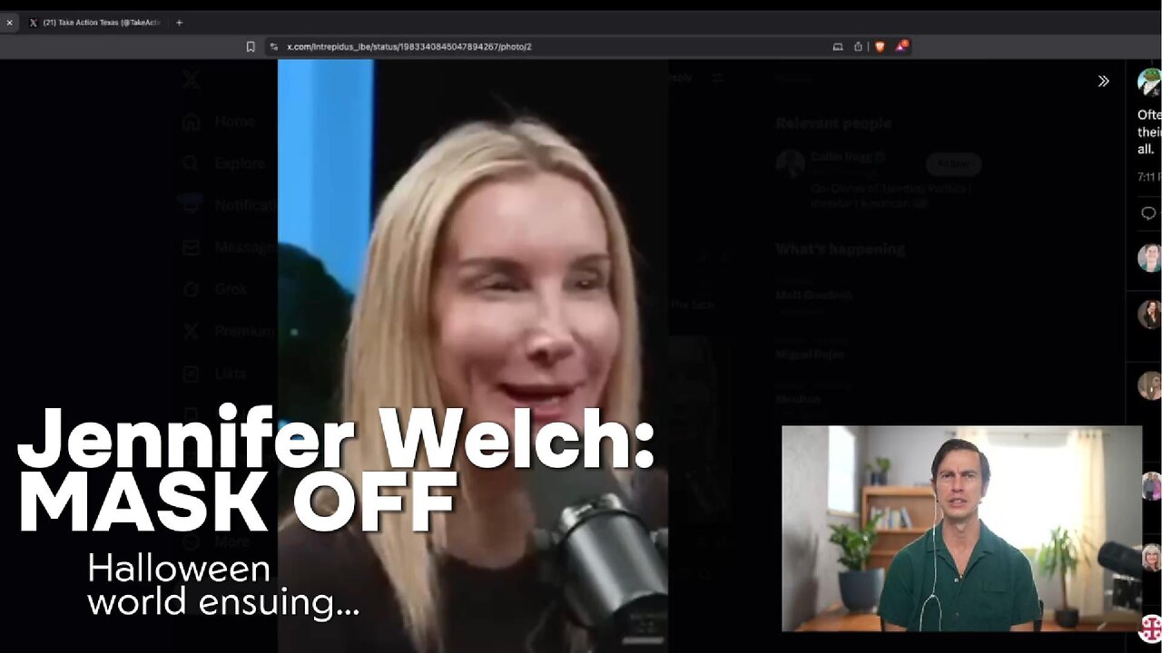 Jennifer Welch RIPS THE MASK OFF